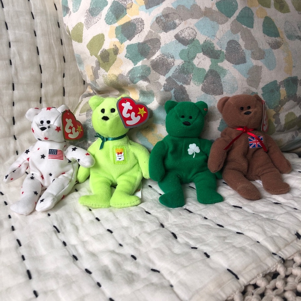 Ty Teenie Beanie Baby Bear Bundle